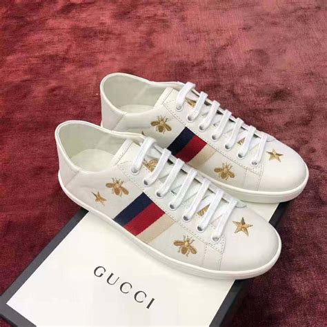 womens gucci ace sneakers|Gucci women's ace embroidered sneakers.